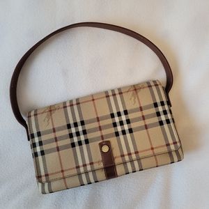 Vintage Burberry Haymarket pochette
